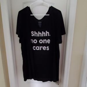 Black Torrid print Tee